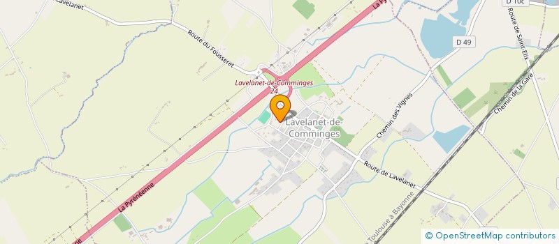 localisation de l'entreprise DU MUGUET  LAVELANET-DE-COMMINGES