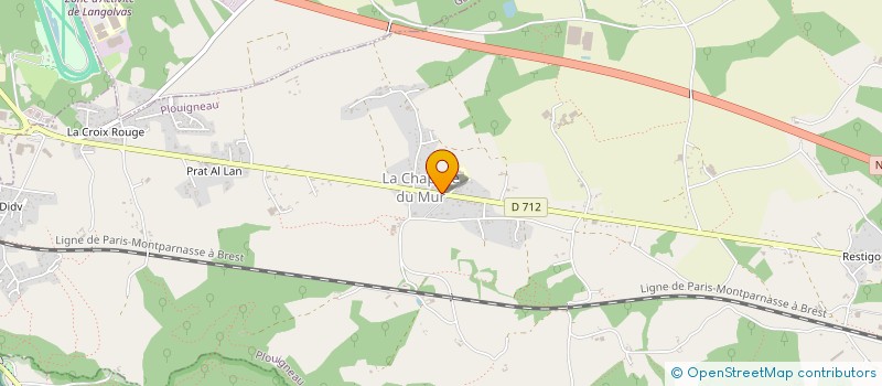 localisation de l'entreprise DU MUR  PLOUIGNEAU