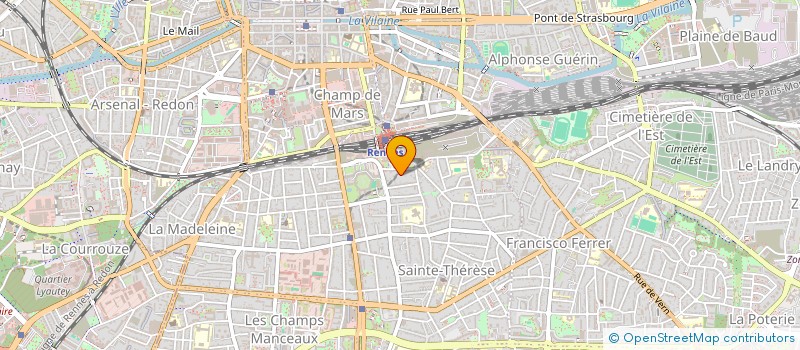 localisation de l'entreprise DU NERF à RENNES
