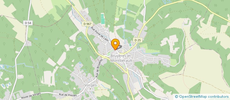 localisation de l'entreprise DU NID à BRUYERES-ET-MONTBERAULT