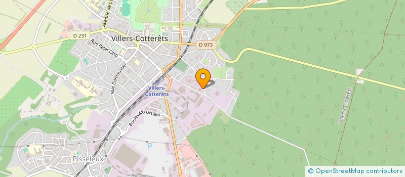 localisation de l'entreprise DU NID A L'ENVOL à VILLERS-COTTERETS