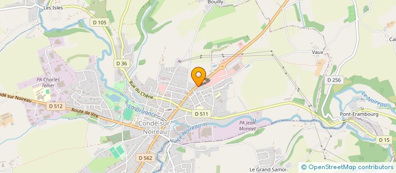 localisation de l'entreprise DU NOIREAU à CONDE-EN-NORMANDIE