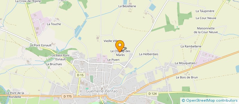 localisation de l'entreprise DU NORD à GUEMENE-PENFAO
