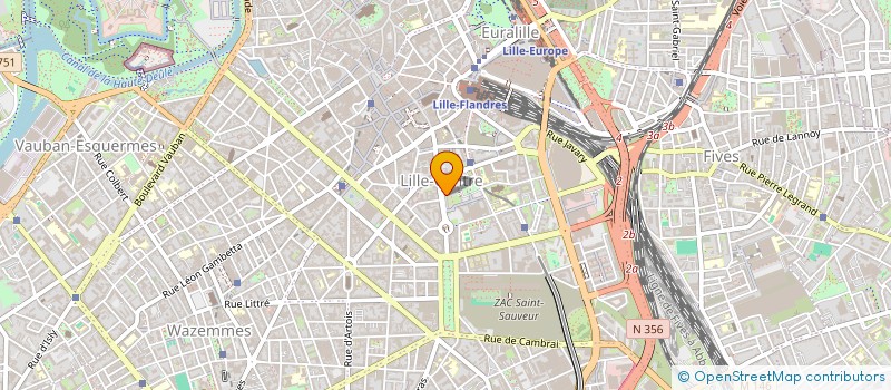localisation de l'entreprise DU NORD AU SUD à LILLE