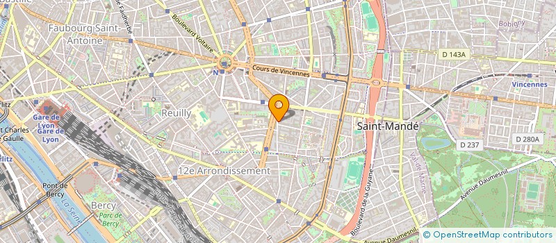 localisation de l'entreprise DU NORD AU SUD  PARIS