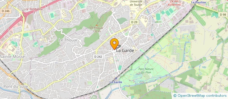 localisation de l'entreprise DU NORD AU SUD à LA GARDE