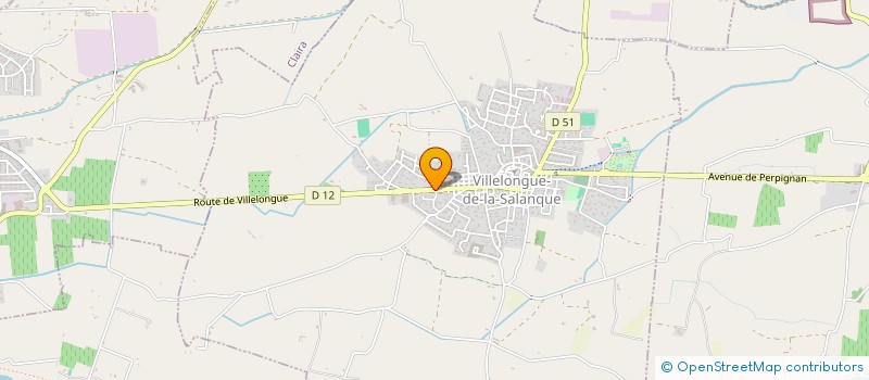 localisation de l'entreprise DU NORD AU SUD  VILLELONGUE-DE-LA-SALANQUE