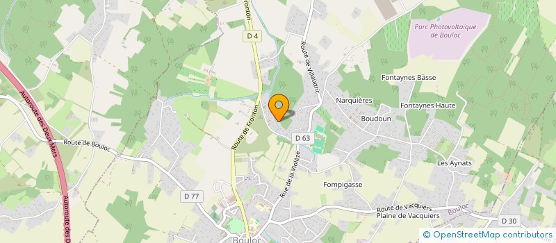 localisation de l'entreprise DU NORD AU SUD  BOULOC