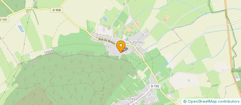 localisation de l'entreprise DU NOROI  LAGNEY