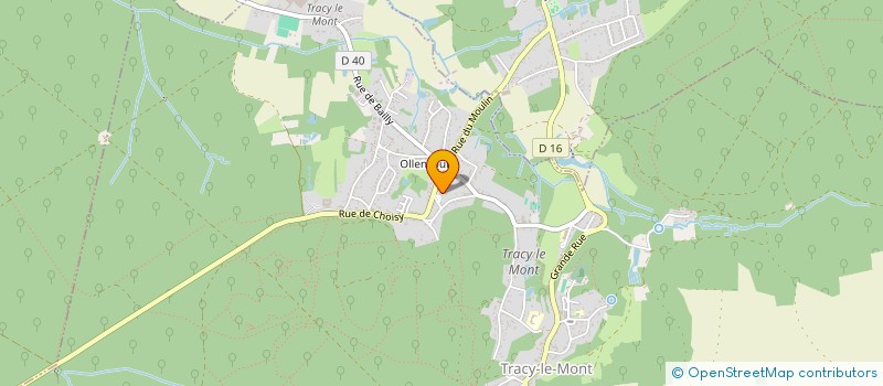 localisation de l'entreprise DU NOYAU A LA GRAINE  TRACY-LE-MONT