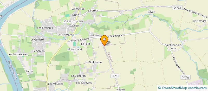localisation de l'entreprise DU NOYER à MESSIMY-SUR-SAONE