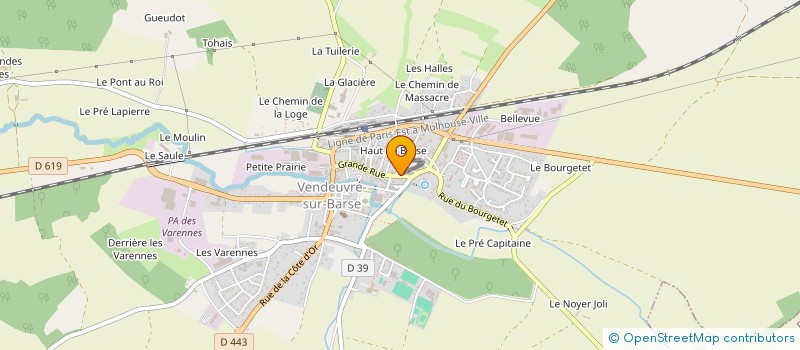 localisation de l'entreprise DU NOYER  TRANNES