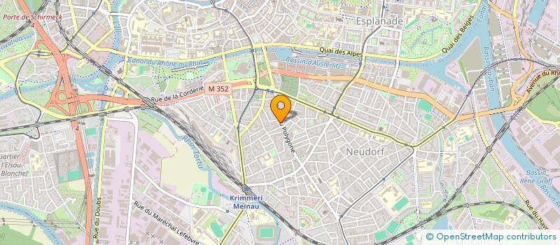 localisation de l'entreprise DU NUMERO 50 A DE LA ROUTE DU POLYGONE à STRASBOURG