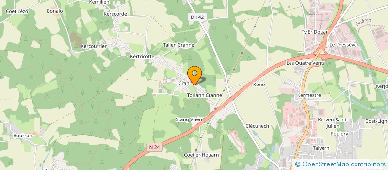 localisation de l'entreprise DU P 2 B  BAUD