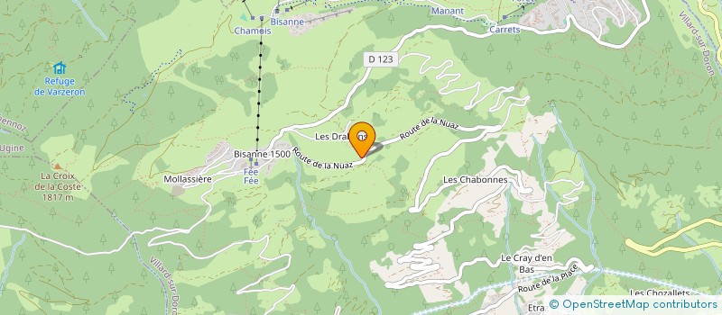 localisation de l'entreprise DU PACHON à VILLARD-SUR-DORON