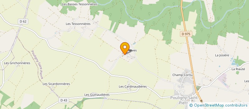 localisation de l'entreprise DU PAIN DANS L'ATELIER à POULIGNY-SAINT-PIERRE