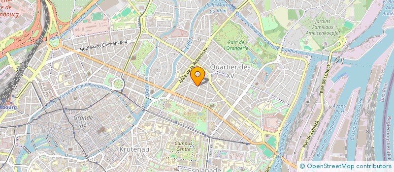 localisation de l'entreprise DU PAIN ET DES GATEAUX  STRASBOURG