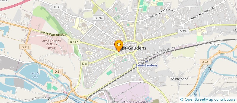 localisation de l'entreprise DU PAIN ET DES ROSES  SAINT-GAUDENS