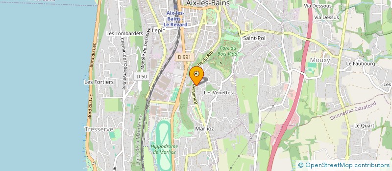 localisation de l'entreprise DU PAIN ET DU CHOCOLAT à AIX-LES-BAINS