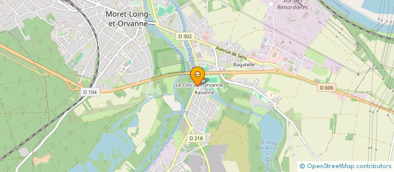 localisation de l'entreprise DU PAIN ET DU SON  MORET-LOING-ET-ORVANNE