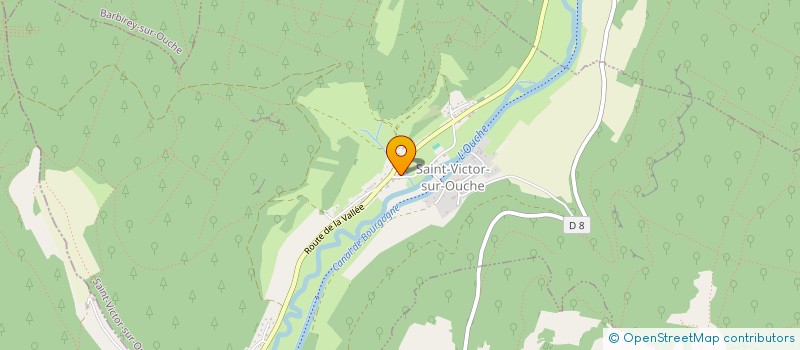 localisation de l'entreprise DU PAIN SUR LA PLANCHE  SAINT-VICTOR-SUR-OUCHE