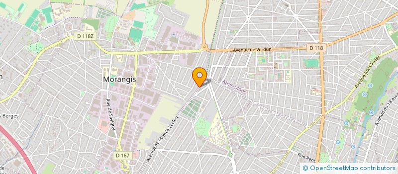localisation de l'entreprise DU PALIS à MORANGIS