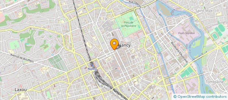 localisation de l'entreprise DU PALLACOEUR  NANCY