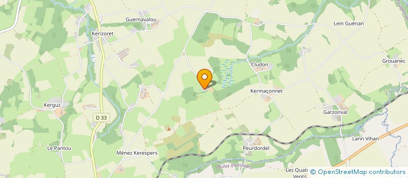 localisation de l'entreprise DU PAOU  PLOUGONVER