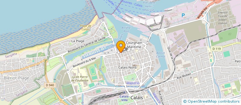 localisation de l'entreprise DU PARADIS  SANGATTE