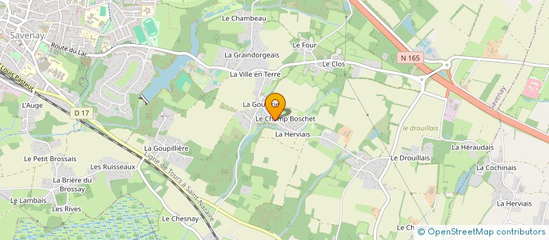 localisation de l'entreprise DU PARADIS  PREFAILLES