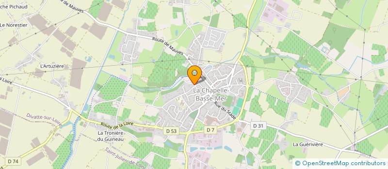 localisation de l'entreprise DU PARADIS à MONTREVAULT-SUR-EVRE
