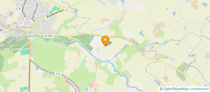 localisation de l'entreprise DU PARADIS  MAULEVRIER