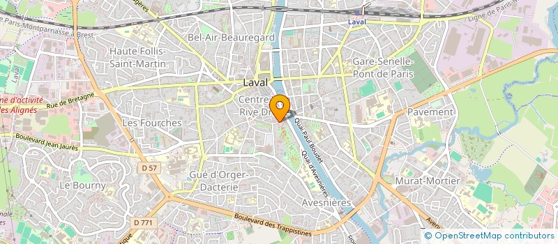 localisation de l'entreprise DU PARADIS à LAVAL