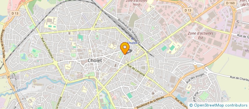 localisation de l'entreprise DU PARADIS à CHOLET
