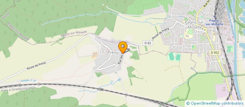 localisation de l'entreprise DU PARADIS  PRENY