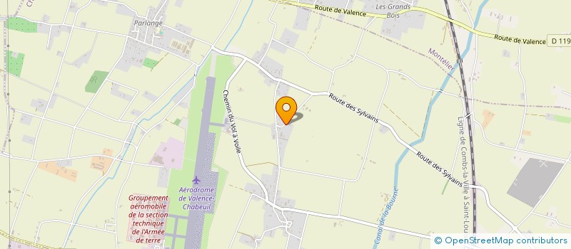 localisation de l'entreprise DU PARC à CHABEUIL