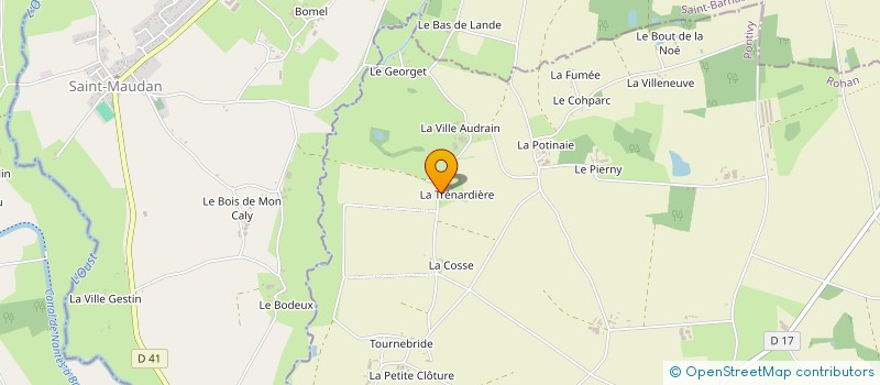 localisation de l'entreprise DU PARC à ROHAN