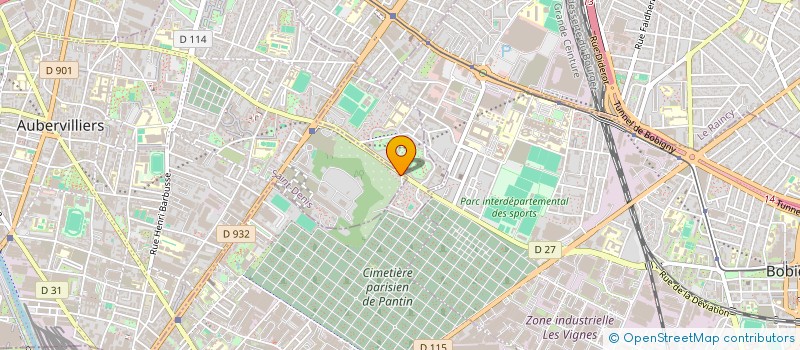 localisation de l'entreprise DU PARC à PANTIN