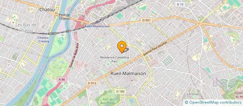 localisation de l'entreprise DU PARC à RUEIL-MALMAISON