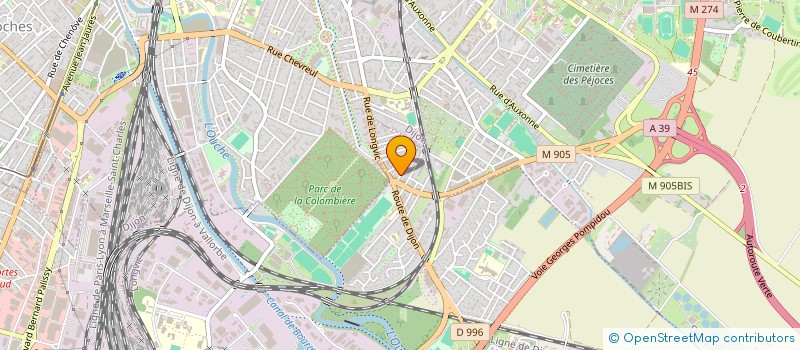 localisation de l'entreprise DU PARC  LONGVIC