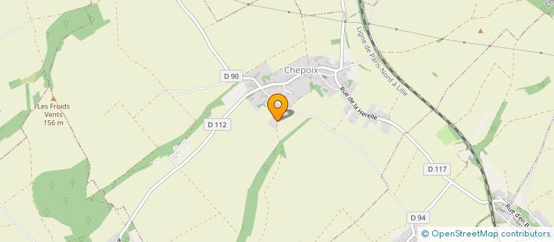 localisation de l'entreprise DU PARC  CHEPOIX