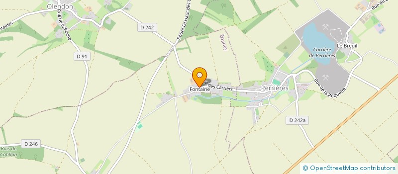 localisation de l'entreprise DU PARC  EPANEY