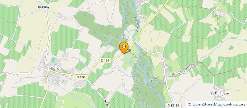 localisation de l'entreprise DU PARC  MIGRON