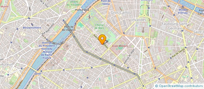 localisation de l'entreprise DU PARC DE MONTMAGNY  PARIS