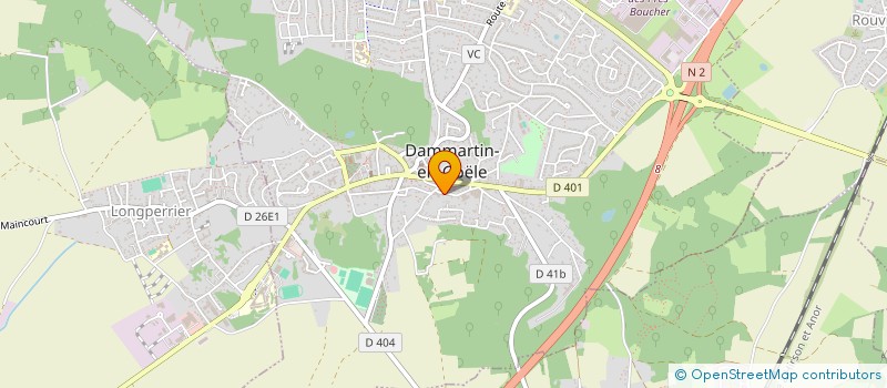 localisation de l'entreprise DU PARC ST MARTIN à JUILLY