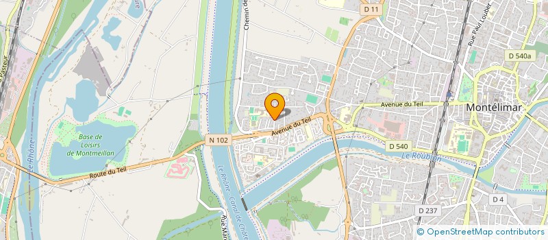 localisation de l'entreprise DU PARTEGAL à MONTELIMAR