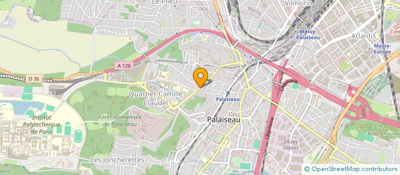 localisation de l'entreprise DU PASQUIER à PALAISEAU