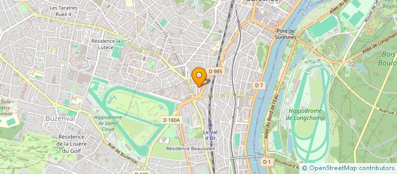 localisation de l'entreprise DU PASSAGE AU DEVENIR à SURESNES