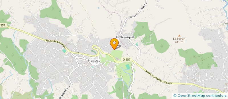 localisation de l'entreprise DU PASSIEU  FLAYOSC