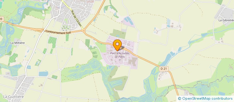 localisation de l'entreprise DU PATIS LE ROUX  TALMONT-SAINT-HILAIRE